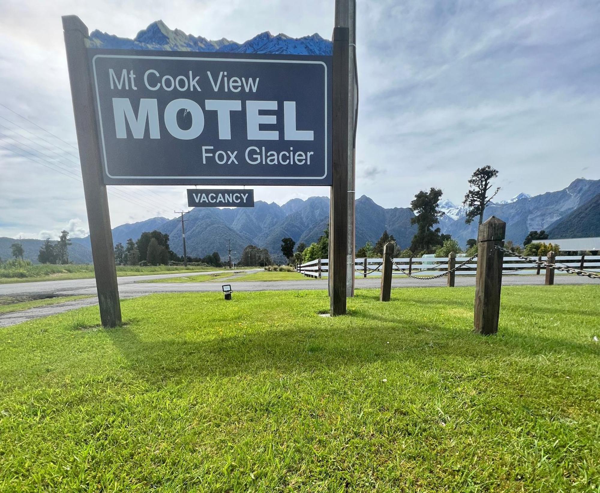 Mt Cook View Motel Fox Glacier Kültér fotó